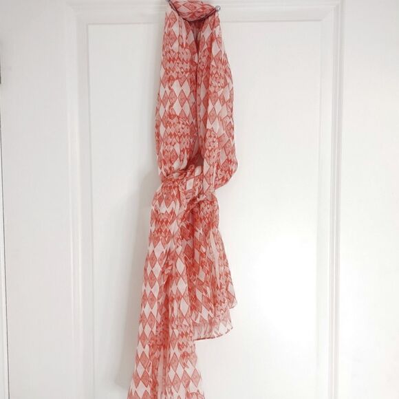 Ivana Helsinki Bambi Summer Scarf Semi Sheer 28x72 - Picture 3 of 7